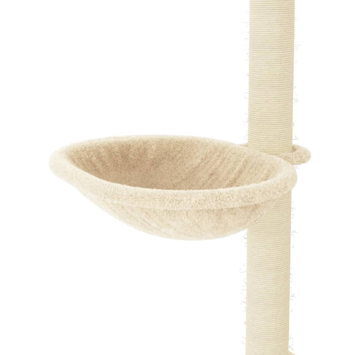 Ansamblu de pisici cu stâlpi din funie de sisal, crem, 95 cm - WALTI WALTI