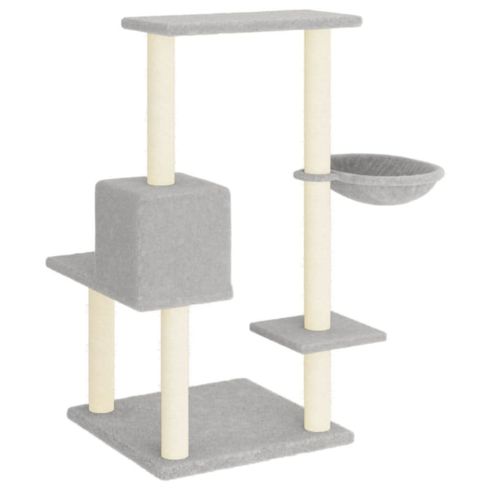 Ansamblu de pisici, stâlpi din funie sisal, gri deschis, 95 cm - WALTI WALTI