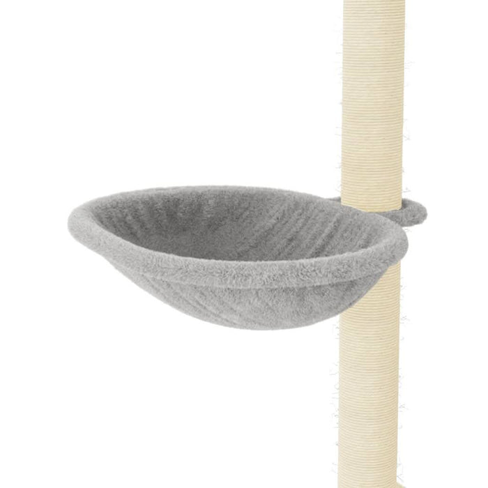 Ansamblu de pisici, stâlpi din funie sisal, gri deschis, 95 cm - WALTI WALTI