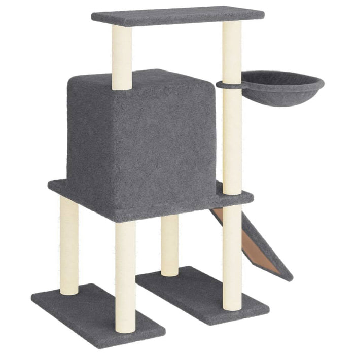 Ansamblu de pisici, stâlpi din funie sisal, gri închis, 96,5 cm - WALTI WALTI