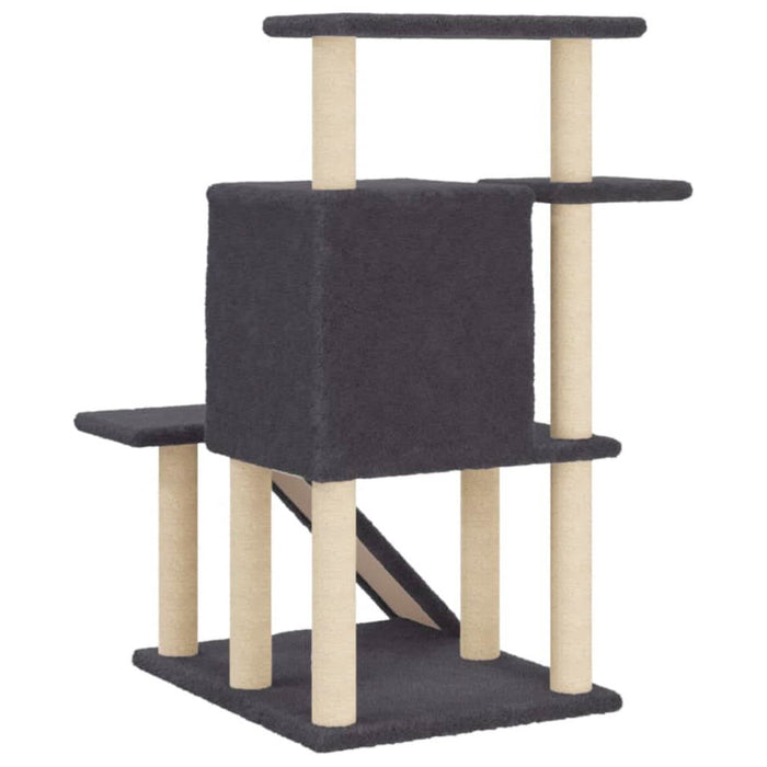 Ansamblu de pisici, stâlpi din funie sisal, gri închis, 97 cm - WALTI WALTI