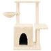Ansamblu de pisici cu stâlpi din funie de sisal, crem, 83 cm - WALTI WALTI