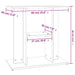 Suport pentru acvariu, alb, 60x30x60 cm, lemn prelucrat - WALTI WALTI