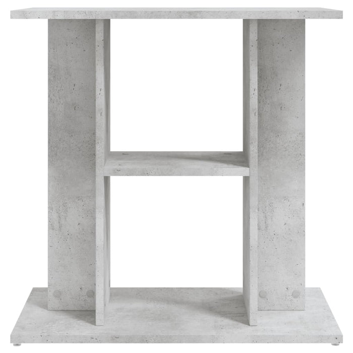 Suport pentru acvariu, gri beton, 60x30x60 cm, lemn stratificat WALTI