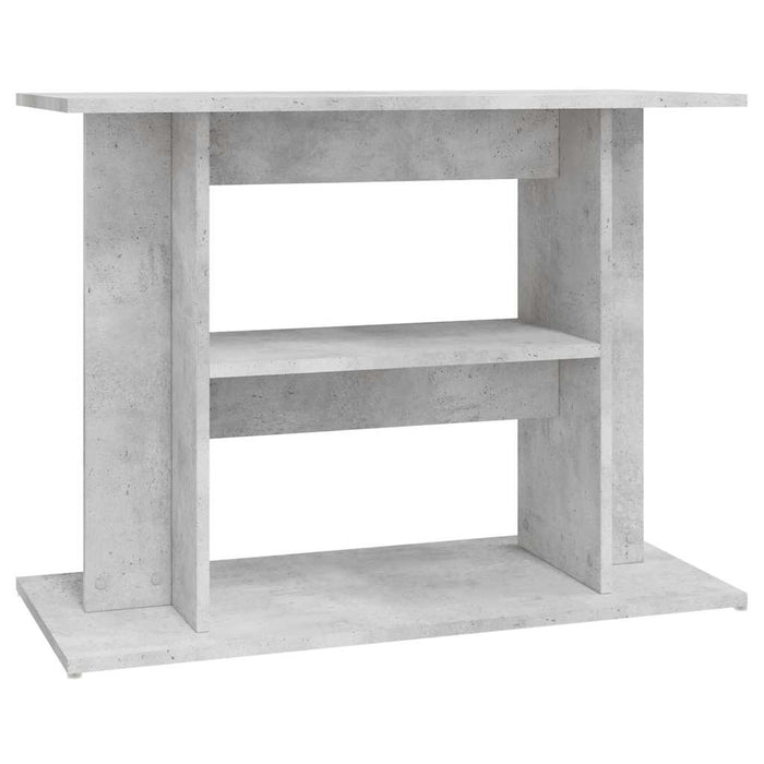 Suport pentru acvariu, gri beton, 80x35x60 cm, lemn stratificat WALTI