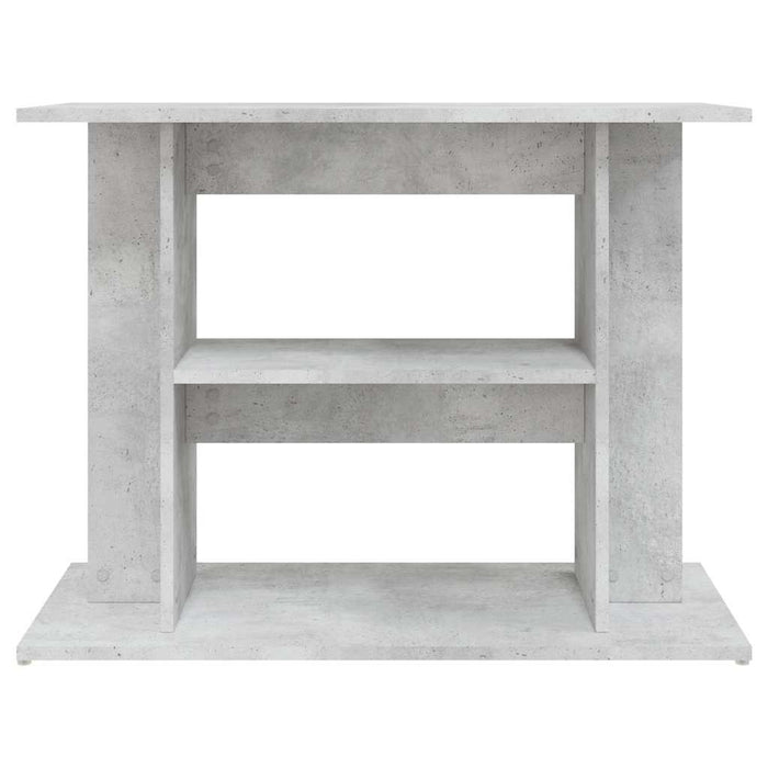 Suport pentru acvariu, gri beton, 80x35x60 cm, lemn stratificat WALTI