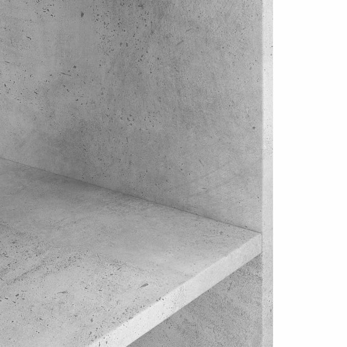 Suport pentru acvariu, gri beton, 80x35x60 cm, lemn stratificat WALTI