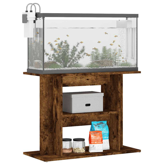 Suport pentru acvariu, stejar afumat, 80x35x60 cm, lemn stratificat - WALTI WALTI