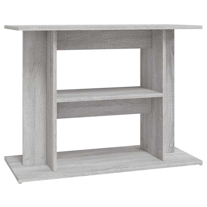 Suport pentru acvariu, gri, Sonoma, 80x35x60 cm, lemn stratificat WALTI
