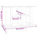 Suport pentru acvariu, alb, 100x40x60 cm, lemn prelucrat - WALTI WALTI
