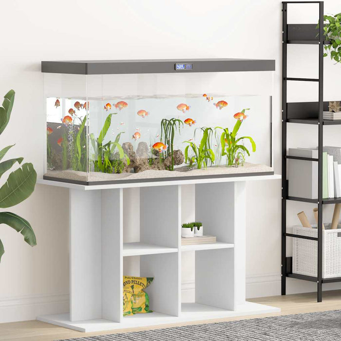 Suport pentru acvariu, alb, 100x40x60 cm, lemn prelucrat - WALTI WALTI