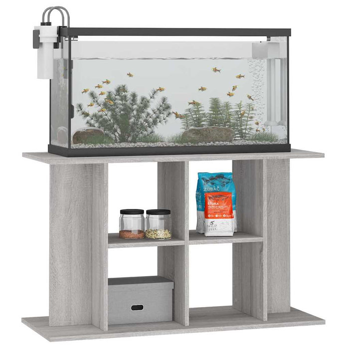 Suport acvariu, gri sonoma, 100x40x60 cm, lemn prelucrat - WALTI WALTI
