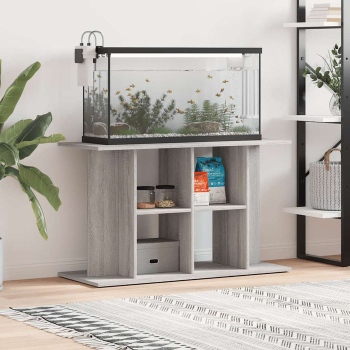 Suport acvariu, gri sonoma, 100x40x60 cm, lemn prelucrat - WALTI WALTI