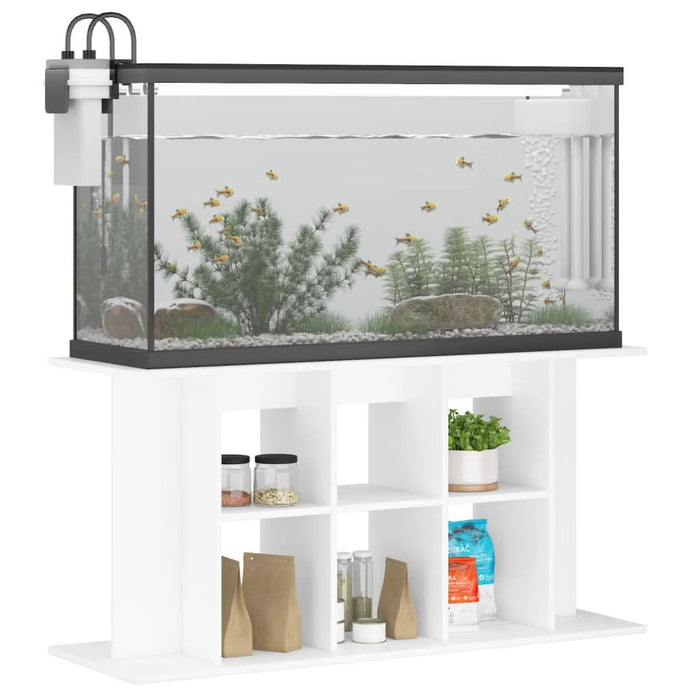 Suport pentru acvariu, alb, 120x40x60 cm, lemn prelucrat - WALTI WALTI