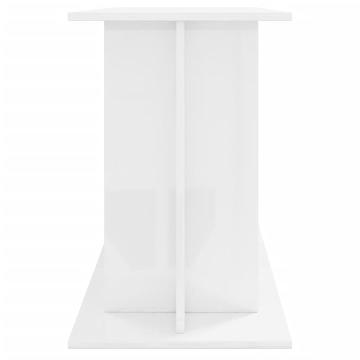 Suport acvariu, alb extralucios, 120x40x60 cm, lemn prelucrat - WALTI WALTI