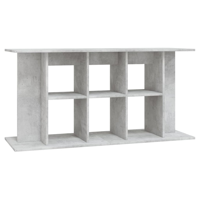 Suport pentru acvariu, gri beton, 120x40x60 cm, lemn stratificat WALTI