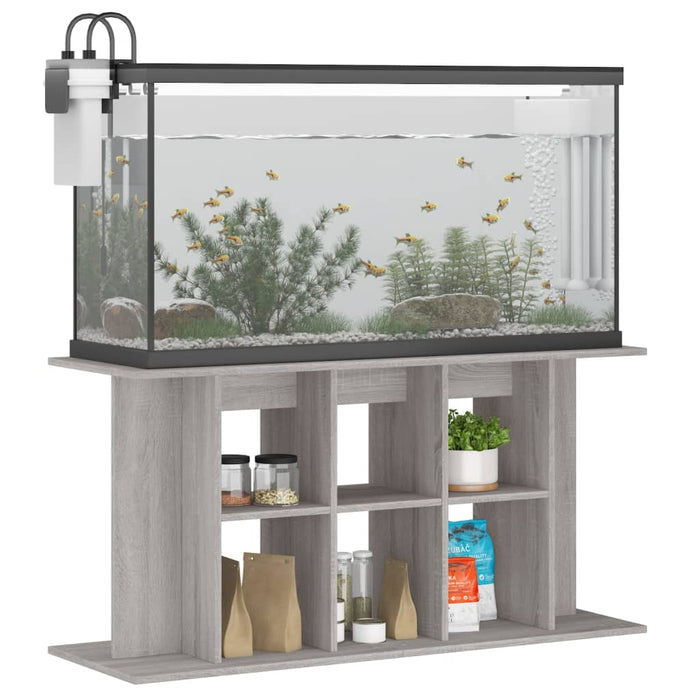 Suport acvariu, gri sonoma, 120x40x60 cm, lemn prelucrat - WALTI WALTI