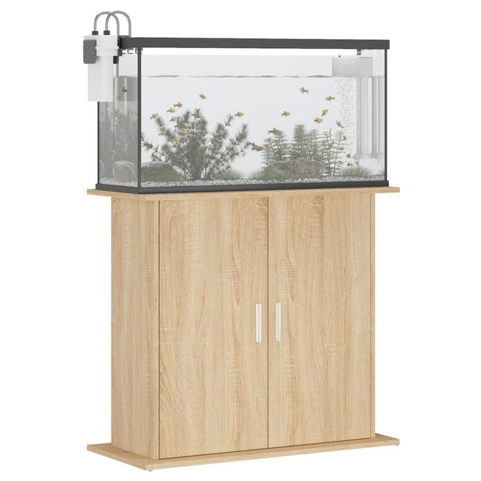Suport pentru acvariu, stejar Sonoma, 81x36x73 cm, lemn stratificat WALTI