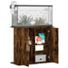 Suport acvariu, stejar afumat, 81x36x73 cm, lemn prelucrat - WALTI WALTI