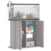 Suport acvariu, gri sonoma, 81x36x73 cm, lemn prelucrat - WALTI WALTI