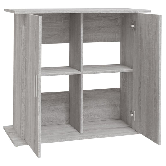 Suport acvariu, gri sonoma, 81x36x73 cm, lemn prelucrat - WALTI WALTI
