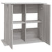 Suport acvariu, gri sonoma, 81x36x73 cm, lemn prelucrat - WALTI WALTI