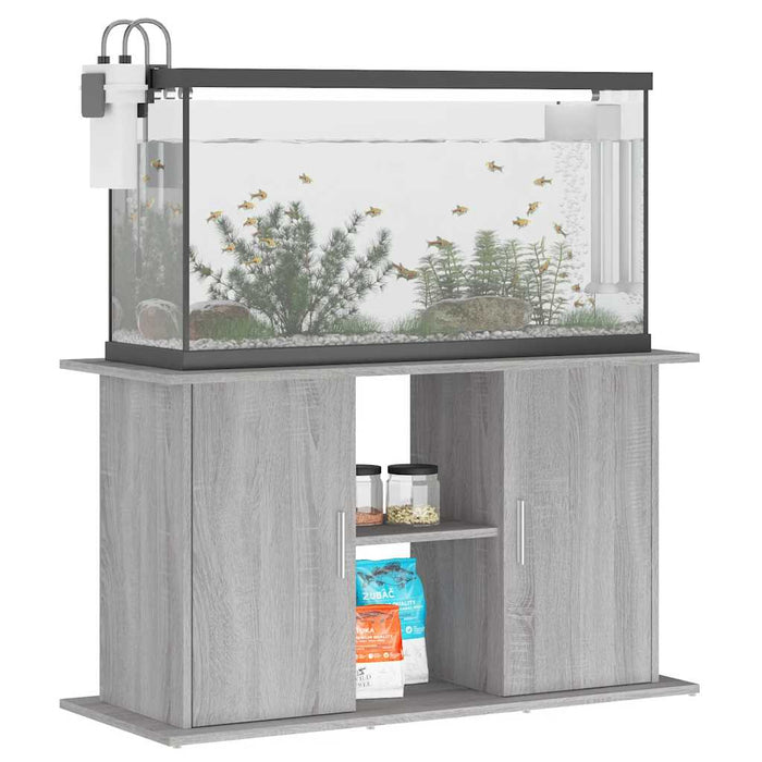 Suport acvariu, gri sonoma, 101x41x58 cm, lemn prelucrat - WALTI WALTI