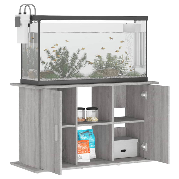 Suport acvariu, gri sonoma, 101x41x58 cm, lemn prelucrat - WALTI WALTI