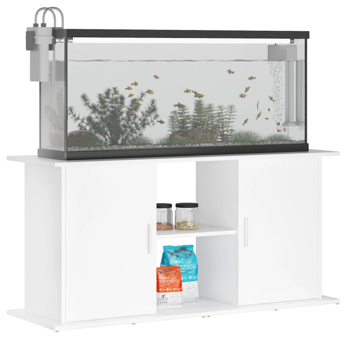 Suport pentru acvariu, alb, 121x41x58 cm, lemn prelucrat - WALTI WALTI