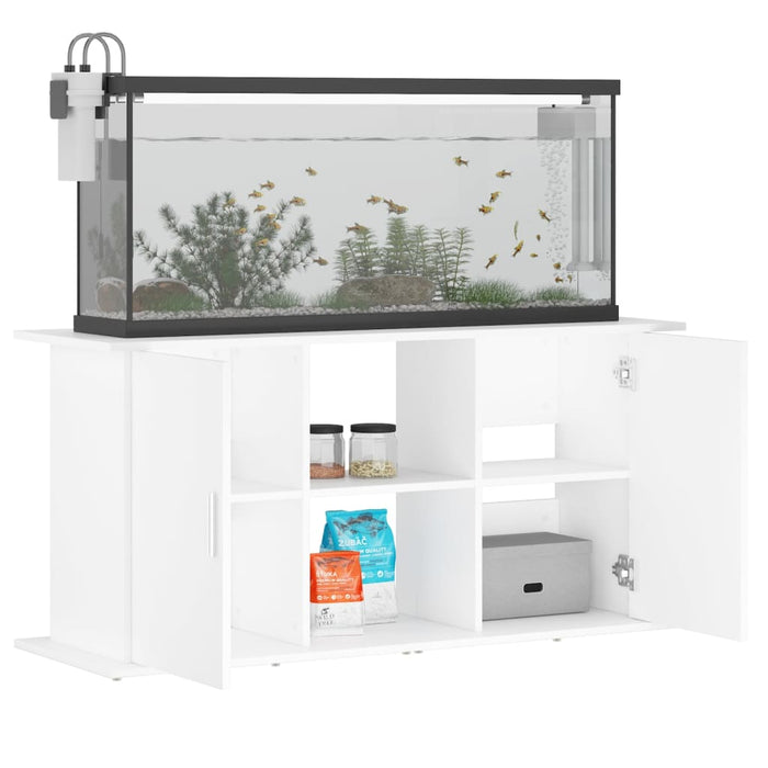 Suport pentru acvariu, alb, 121x41x58 cm, lemn prelucrat - WALTI WALTI