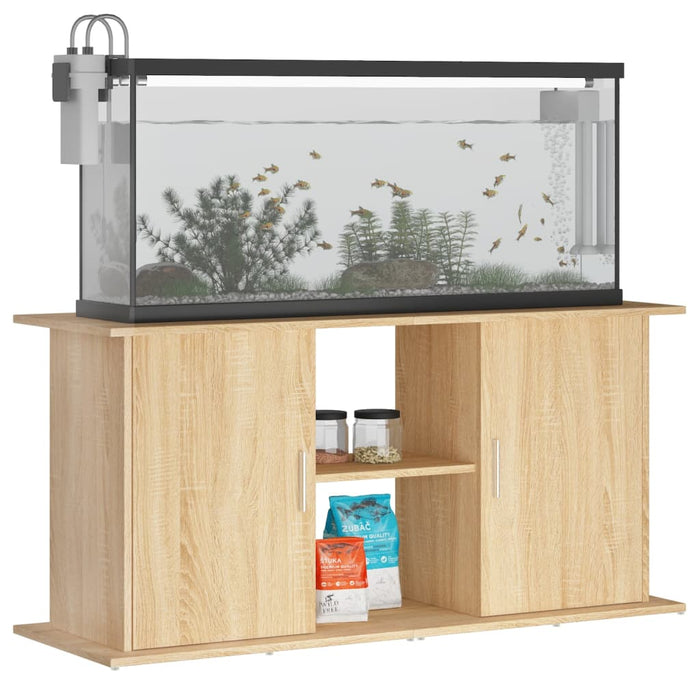 Suport pentru acvariu, stejar Sonoma, 121x41x58 cm, lemn stratificat WALTI