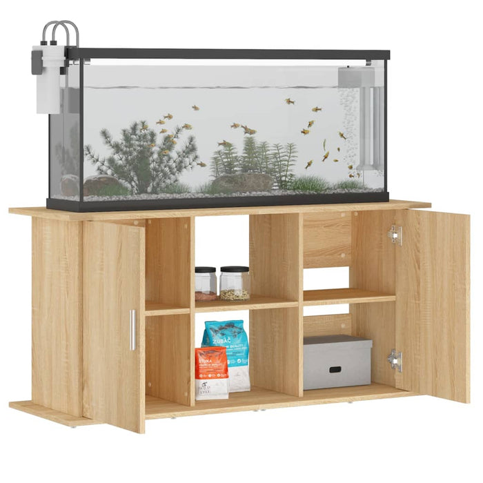 Suport pentru acvariu, stejar Sonoma, 121x41x58 cm, lemn stratificat WALTI