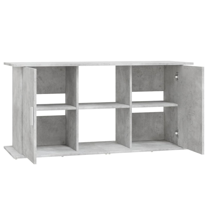 Suport pentru acvariu, gri beton, 121x41x58 cm, lemn stratificat WALTI