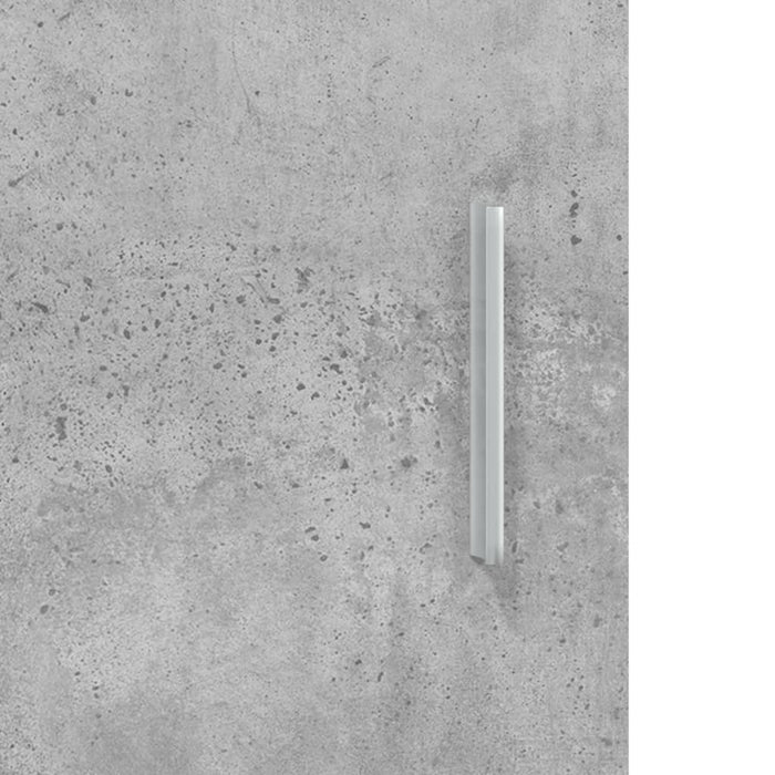 Suport pentru acvariu, gri beton, 121x41x58 cm, lemn stratificat WALTI