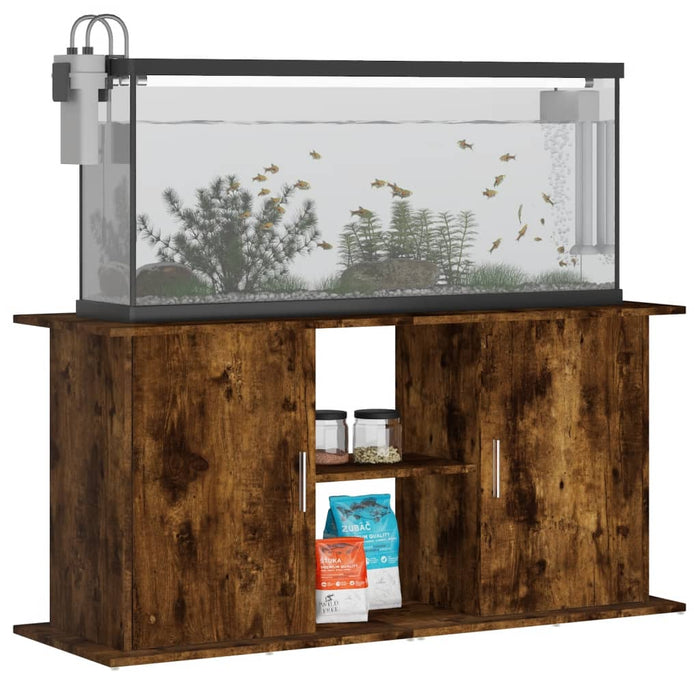 Suport acvariu, stejar afumat, 121x41x58 cm, lemn prelucrat - WALTI WALTI