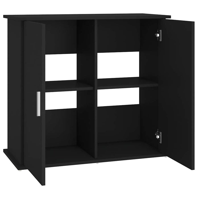 Suport pentru acvariu, negru, 81x36x73 cm, lemn prelucrat WALTI
