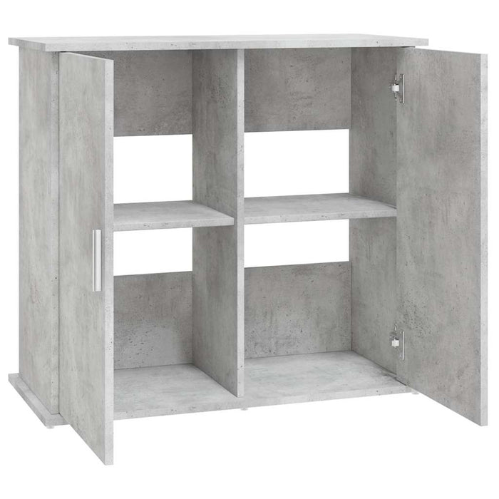Suport pentru acvariu, gri beton, 81x36x73 cm, lemn stratificat WALTI