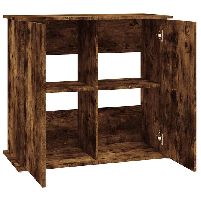 Suport acvariu, stejar afumat, 81x36x73 cm, lemn prelucrat - WALTI WALTI