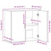 Suport acvariu, stejar afumat, 81x36x73 cm, lemn prelucrat - WALTI WALTI