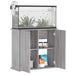 Suport acvariu, gri sonoma, 81x36x73 cm, lemn prelucrat - WALTI WALTI