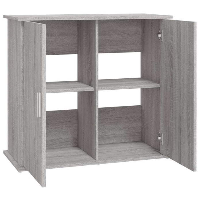 Suport acvariu, gri sonoma, 81x36x73 cm, lemn prelucrat - WALTI WALTI