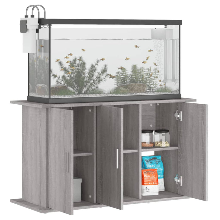 Suport acvariu, gri sonoma, 101x41x58 cm, lemn prelucrat - WALTI WALTI