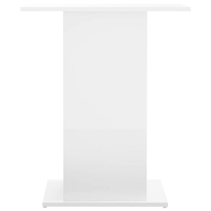 Suport acvariu alb extralucios, 60,5x36x72,5 cm, lemn prelucrat WALTI
