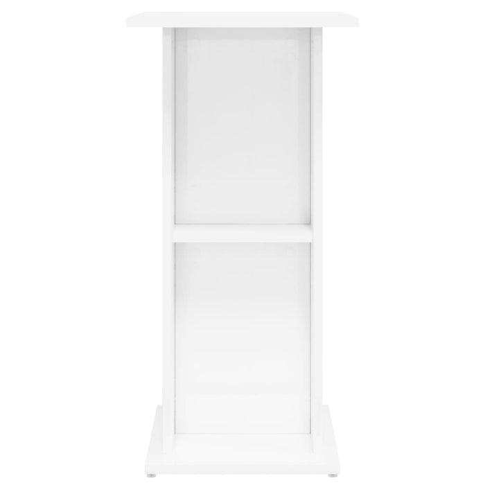 Suport acvariu alb extralucios, 60,5x36x72,5 cm, lemn prelucrat WALTI