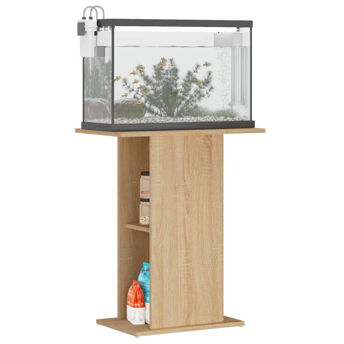Suport pentru acvariu, stejar Sonoma, 60,5x36x72,5 cm, lemn stratificat WALTI