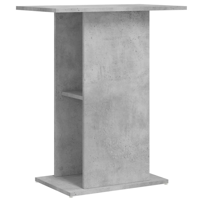 Suport pentru acvariu, gri beton, 60,5x36x72,5 cm, lemn stratificat WALTI