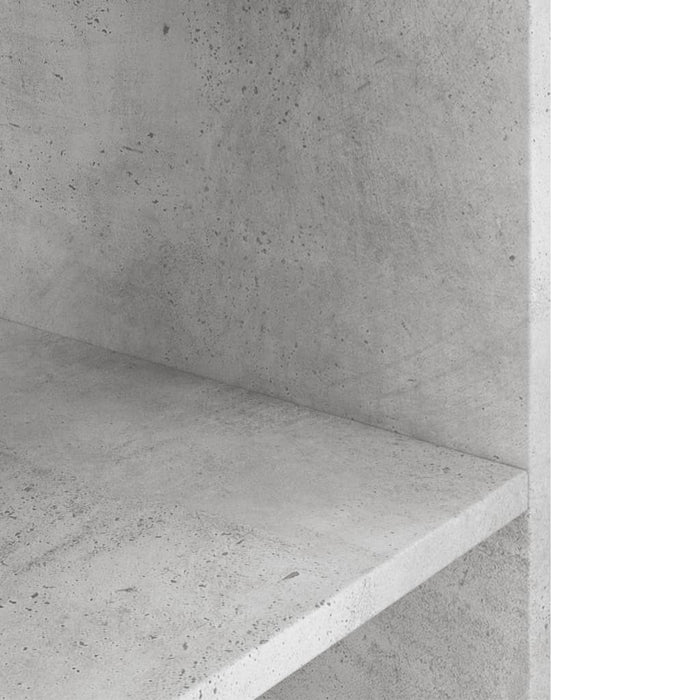 Suport pentru acvariu, gri beton, 60,5x36x72,5 cm, lemn stratificat WALTI