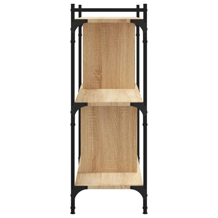 Bibliotecă cu 3 niveluri, stejar sonoma, 76x32x88 cm, lemn WALTI