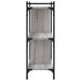 Bibliotecă cu 3 niveluri gri sonoma 76x32x88 cm lemn compozit - WALTI WALTI