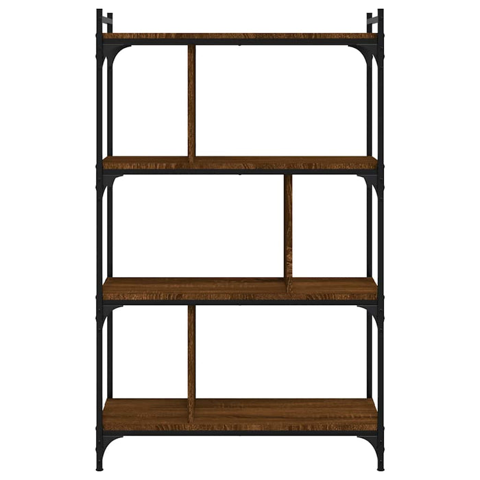 Bibliotecă cu 4 niveluri stejar maro 76x32x123 cm lemn compozit - WALTI WALTI